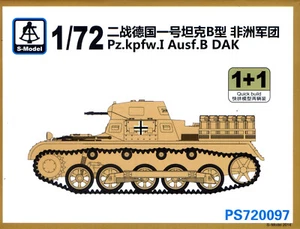S-Model 1/72 720097 WWII German Pz.Kpfw.I Ausf.B DAK (2 Vehicles per Box) - Picture 1 of 2