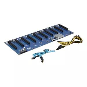 Gigabyte Riser Board CPBG8A0 2OZ REV 1.0 10x PCIe x16 GPU Mining Backplane - Bild 1 von 4