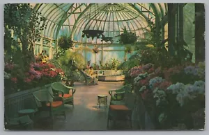 The Conservatory, C.P.R. Empress Hotel, Victoria B.C. Canadá, postal vintage - Imagen 1 de 2