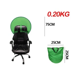 Grün Chromakey Bildschirm Hintergrund Tragbar Fotostuhl Fotohintergrund - Bild 1 von 12