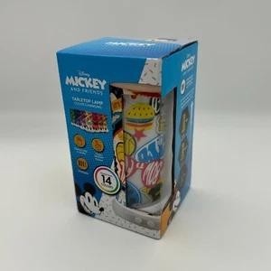 Disney Mickey & Friends 7 pulgadas regulable que cambia de color LED lámpara de mesa NUEVO - Imagen 1 de 3