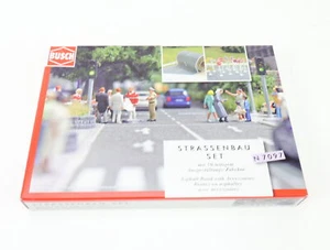 Busch Spur N 7097 Straßenbau-Set 50-tlg. Geländebau Landschaftsbau 1:160 - Bild 1 von 2