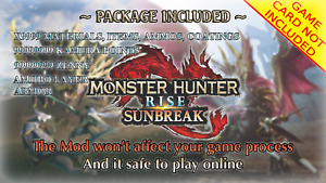 NSwitch Monster Hunter Rise SunBreak 10.0.2 SaveEdit Mod Service✨UNLOCK&MAX OUT✨