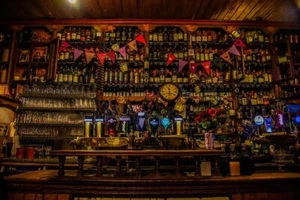 OLD IRISH PUB #OIP5 The Irish Pub Bar - 8" x 10" ULTRA PREMIUM SATIN PRINT - Picture 1 of 1