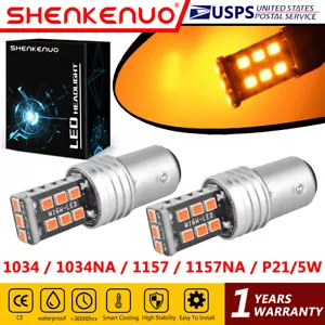 Para Honda Shadow VT1100C VT1100C2 VT1100C3 VT1100T - Luz de señal de giro frontal EE. UU. - Imagen 1 de 12