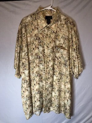 Camisa hawaiana de manga corta con botones talla XL de J Ferrar para hombre Foto 1 de 4