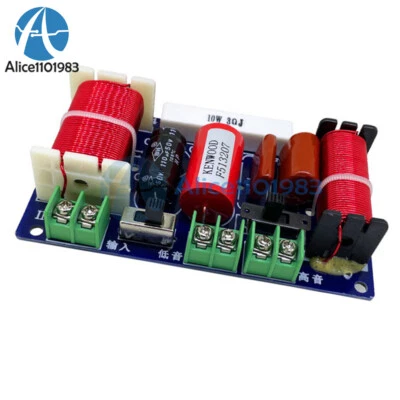 2-Way 250W 2500Hz-3000Hz Frequency Divider DIY Speaker Filter Audio Crossover - image 1 of 4