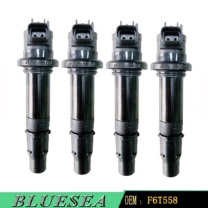 4 PCS OE F6T558 New Ignition Coils Fits For Yamaha MT-07 R6 RJ15 Bj YZF R1FZ8 - Picture 1 of 7