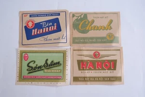 ETIQUETA DE CERVEZA DE COLECCIÓN NORTH VIETNAM HANOI ANTES DE 1975 ERA DE LA GUERRA DE VIETNAM - Imagen 1 de 4