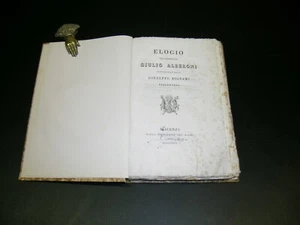 Giuseppe Bignami - Elogio del Cardinale Giulio Alberoni. Majno, Piacenza, 1833. - Foto 1 di 3
