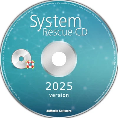 System Rescue CD - PC Computer Laptop Recovery Restore Fix Repair Boot Disk CD - Image 1 of 2
