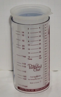 The Pampered Chef Measure All Cup #2225 Wet & Dry Liquids - Image 1 of 2