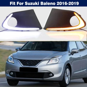 LED DRL Daytime Running Driving Light w Turning Lamp For Suzuki Baleno 2016-2019 - Picture 1 of 11