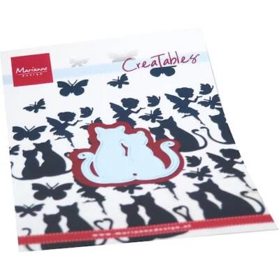 Marianne Design Creatables Cutting Die - Silhouette Cats in Love LR0744