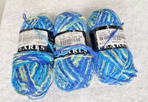 Cascade Yarns Pearls Color 9504 3 skeins 50 grams each Turquoise - Picture 1 of 5