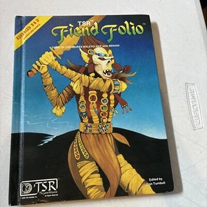 1981 TSR AD&D FIEND FOLIO 2012 COMPLETE WHITE PAGES TRUE 1ST PRINTING NM- gygax - Picture 1 of 15