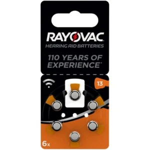 Rayovac Acoustic Special Hearing Aid Batteries 13 PR48 1.45V Batteries 2 x 6 Count - Picture 1 of 1