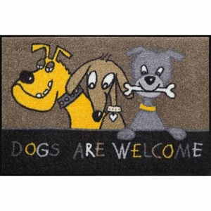 Salonloewe Fußmatte Dogs Are Welcome 50 x 75 cm - Bild 1 von 10