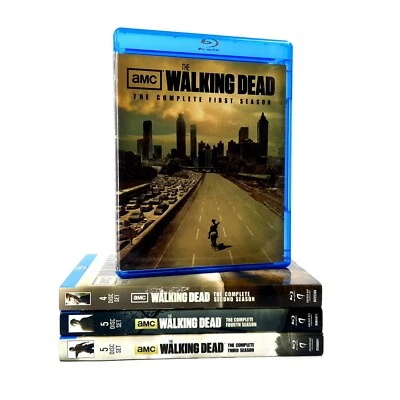 The Walking Dead: Seasons 1 2 3 & 4 | Blu-ray Reg A | Anchor Bay | Sealed w/slip - Image 1 of 4
