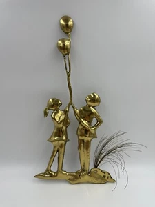 Signed VTG Bijan Bahar MCM Brass Metal Wall - Picture 1 of 4