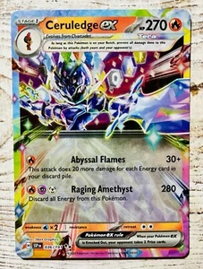 Pokemon TCG Ceruledge ex 036/191 S&V Surging Sparks Double Rare NM - Picture 1 of 2