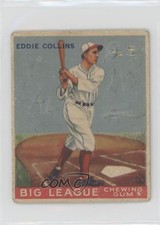 1933 Goudey Big League Chewing Gum R319 Eddie Collins #42 HOF