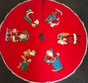Gonna Completa Albero di Natale Babbo Natale VIP Cranston Rosso Reversibile 32 Pollici - Foto 1 di 6