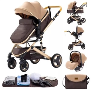 Poussette 3 en 1, Portable, Ajustable, Siège Auto Et Nacelle bébé 0 - 48 Mois - Photo 1/1