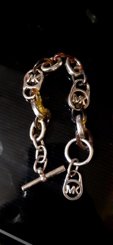 BRACCIALE A LEVETTA MICHAEL KORS LOGO MK 