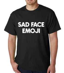 T-shirt emoji Sad Face - Foto 1 di 1