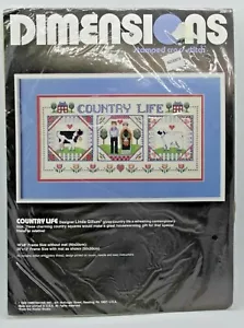 "Country Life" Stamped Cross Stitch Kit #3091 by Dimensions NEW! - Picture 1 of 3