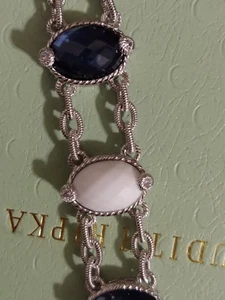 Nuevo Brazalete Pequeño Judith Ripka Múltiples Piedras Preciosas - Imagen 1 de 7