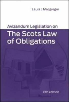 Avizandum Legislation on the Scots Law of Obligations Book The Fast Free - Image 1 of 2