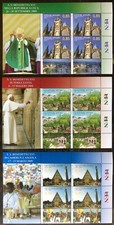 VATICANO 2009 FOGLIETTI VIAGGI PAPA BENEDETTO TERRA SANTA CAMERUN ANGOLA -40%