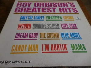 Roy Orbison's Greatest Hits LP 1963 on Monument MPL8000 in VG+ - Picture 1 of 2