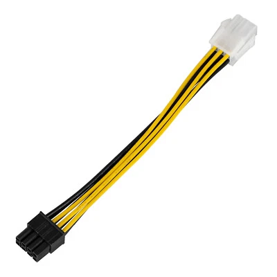 6pin to 8pin PCIe Power Supply Cable Video Card Male Female PSU GPU Adapter Lead - Image 1 of 4