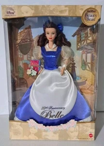 Barbie Doll Belle 10th Anniversary Beauty & The Beast Collector Disney NIB Rare - Picture 1 of 23