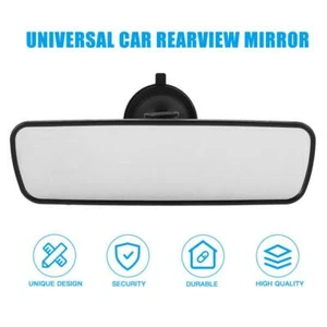 Universal Car Rear View Suction Cup Mirror Learner Interior Glass Driver W8U8 - Picture 1 of 11