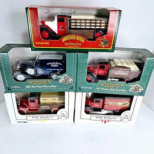 Ertl Anheuser Busch Budweiser Delivery Truck Lot of 5 Adult Collectables - Picture 1 of 19