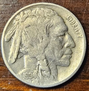 1934-P - Buffalo Nickel - G - Imagen 1 de 2