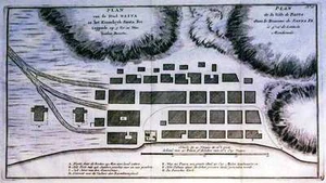 Antique map, Schley / Anson, Plan van de stad Paita - Picture 1 of 1