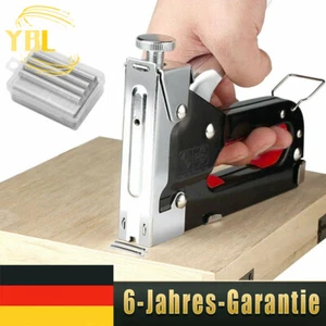 Handtacker Tacker Heftgerät Klammergerät Tackerklammern Tackernadeln für Holz - Bild 1 von 14