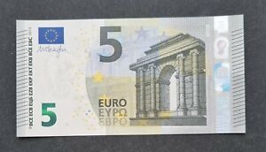 5 euro 2013 Spain M. Dragi, V004 E4 UNC Lucky number 777 !