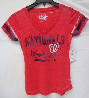 Washington Nationals Women's M Touch Milano MVP Tee Shirt 703 - Image 1 of 3