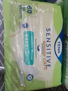 Tena Sensitive Care Pads #4 Moderate Absorbency 60 Count Long - Picture 1 of 4