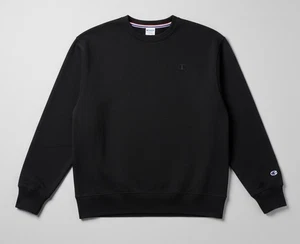 Champion schwarzes Sweatshirt mit Rundhalsausschnitt für Herren Größe Large Pullover Basic Sportbekleidung - Bild 1 von 3
