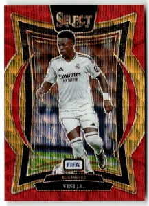 2024-25 Panini Select FIFA No. 4 Vini Jr. Red Wave Prizm 51/59 - Bild 1 von 2