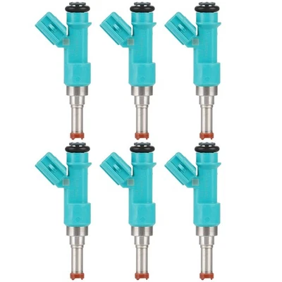 6x Fuel Injectors For 2011-2015 Lexus RX350 Toyota Highlander Sienna 3.5L - Изображение 1 из 4