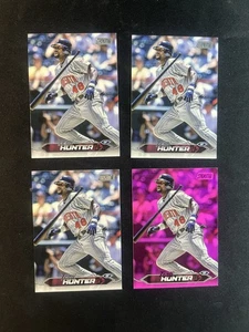 2024 Topps Stadium Club Torii Hunter #168 3x BASE & 1 gemelli Minnesota in lamina rosa - Foto 1 di 2