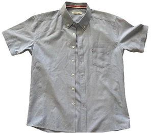 CHRISTIAN Stephanus Camisa Azul Claro, Manga Corta Abotonada Mediana - Imagen 1 de 12